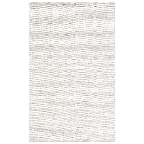 Safavieh Natural Fiber Rug for Living Room, Dining Room, Bedroom - Natural Fiber Collection, Short Pile, in Beige, 120 x 120 cm
