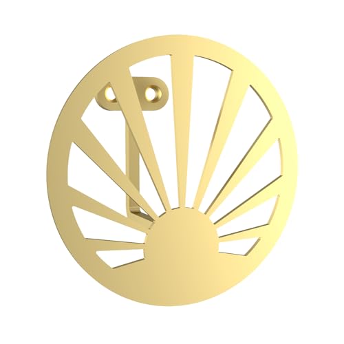 Cime - Gold coloured sun coat hook - made to hang coats - scarves or any other object according to your desires. Dimensions H.10 cm. D.6 cm - L.10 cm.