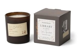 Paddywax Scented Candles Library Collection Luxury Artisan Candle, 170g, John Steinbeck