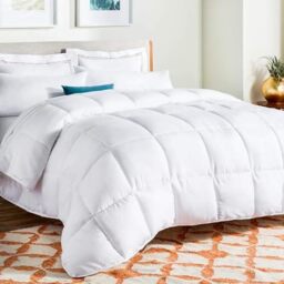 Linenspa 4 Seasons Microfibre Duvet - All Season Duvet - Ultra Soft - Duvet 220 x 240 cm, White