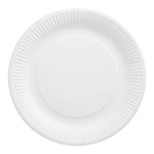 Papstar 11176 Disposable Plates Fresh Fibre Box Tamfold 5.50 x 26 x 26 cm - Extra sturdy paper plates for main dishes, buffet and barbecue, food-safe and robust, Tamfold quality