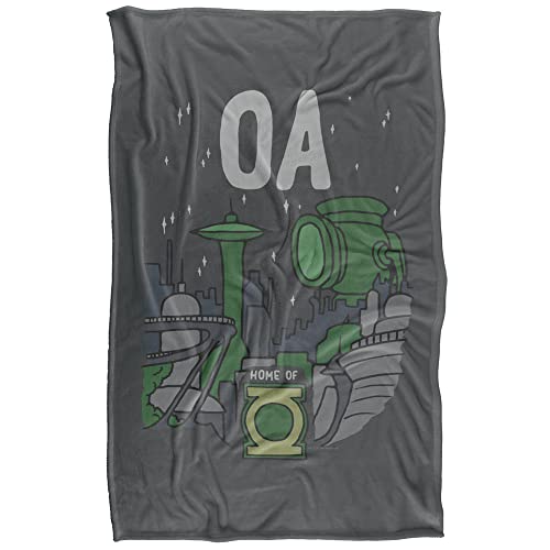 Green Lantern The Oa Silky Touch Super Soft Throw Blanket 91 x 147 Cm