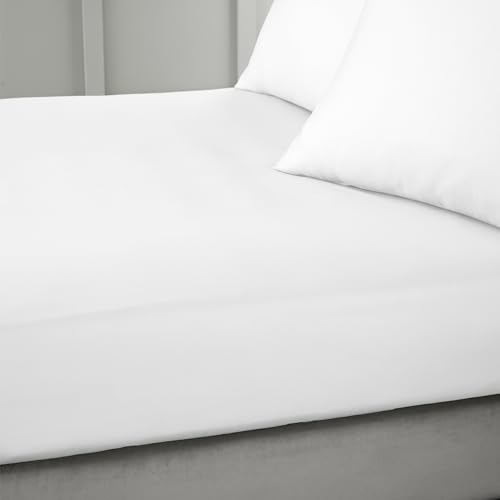 Bianca 400 Thread Count Cotton Sateen Super King Fitted Sheet Ivory