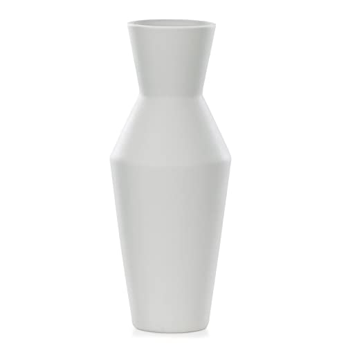 AmeliaHome Giara Ceramic Decorative Vase Table Vase Grey