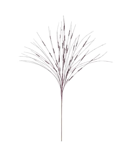 Purple Glitter Wispy Christmas Tree Spray, 100cm Decorative Pick - Purple glitter wispy spray, 100cm statement Christmas tree pick for wreaths, garlands and festive arrangements