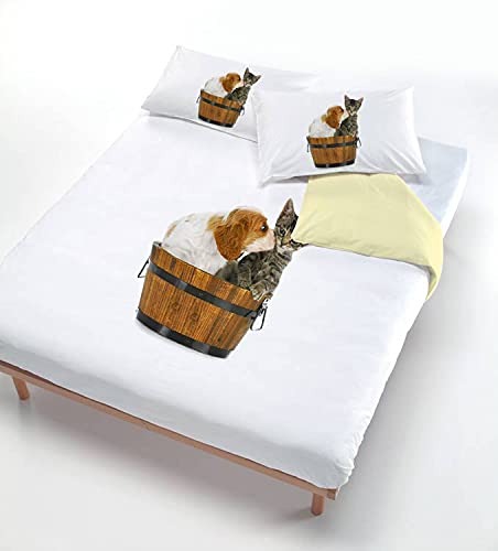 MB HOME ITALY Digital Print Duvet Cover Set, 508, Queen-Size Bed