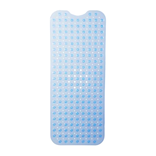 Relaxdays Bathtub Mat, Extra Large Size with Suction Cups, Washable, 97 x 39 cm, Pack of 1