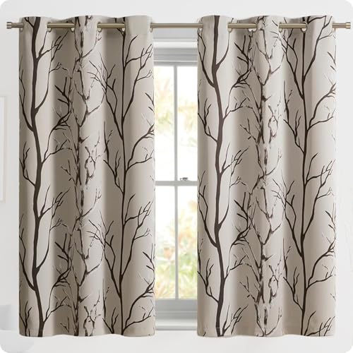 "VCNY Home - Curtains, Blackout Window Panels with Grommet Top, Stylish Home Decor (Kingdom Brown, 40"" x 63"")"