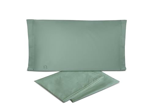 hermet Laura Biagiotti Plain 100% Cotton Percale Double Bed Sheet Set, 4-Piece Set, Top Sheet + Fitted Sheet + 2 Pillowcases