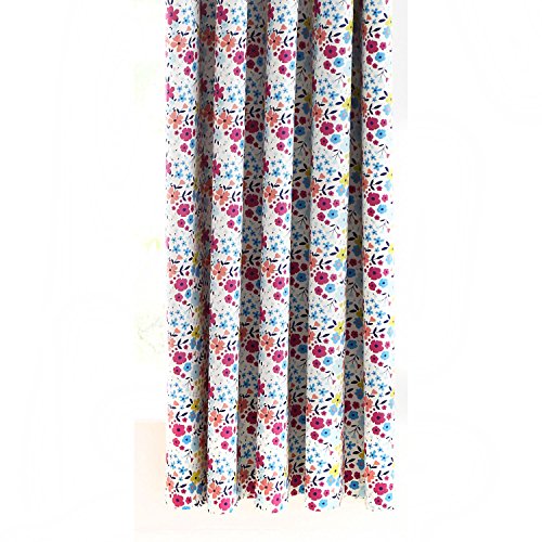 "Bedlam - Joy - Blackout Lined Eyelet Curtains - 66"" Width x 54"" Drop (168 x 137cm) in Multicolour"