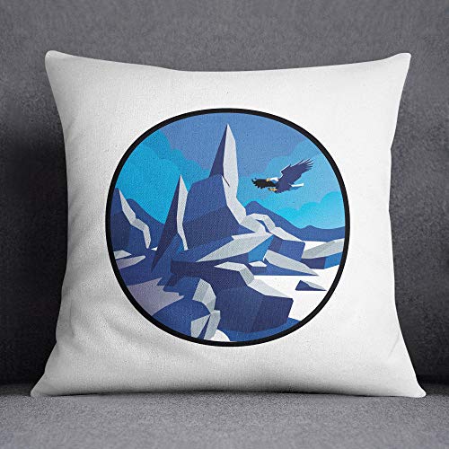 Questo Casa Decorative Cushion Cover, Cushion Cover, Home Decoration, for Sofa, Coffee, Size: 45 x 45 cm – Designed and Made in Türkiye