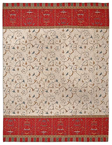 Bassetti Bedspread, Cotton, red, 180x255