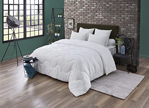 Dodo Amazonia 220/240 cm Synthetic Tempered Duvet Double Bed Amazon Duvet, Dust Mite Proof and Inflatable, Machine Washable at 40??C