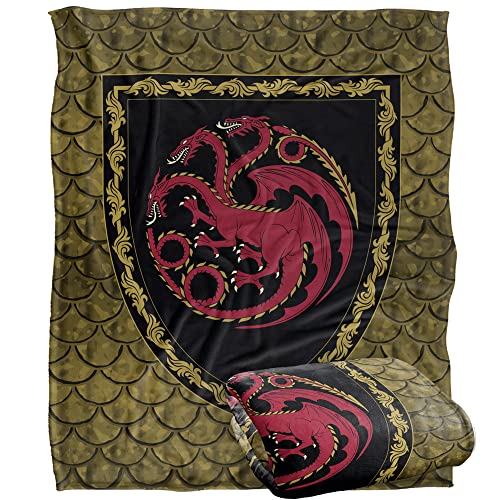 House of The Dragon Blanket, 152 x 127 cm Hod Shield Silky Touch Super Soft Throw Blanket