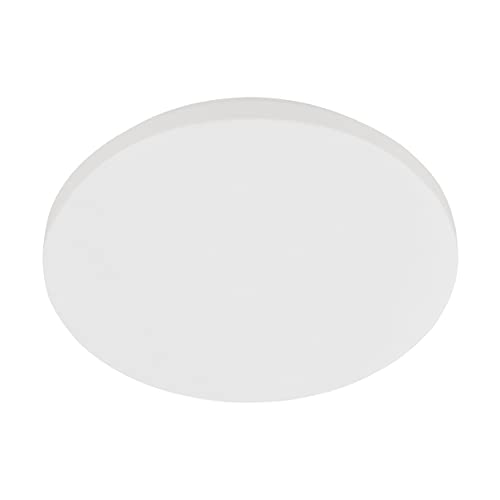 Eglo Pogliola S LED Ceiling lamp, Ø 31 cm/12.2 inches, Living Room. Children’s Room, Kitchen, Office and Hallway wall Light, Flush Mount Lighting Made of Steel and Plastic, White Light