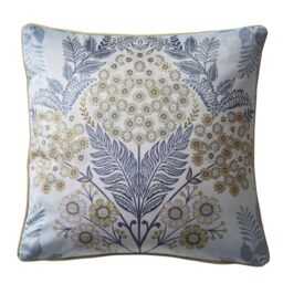 Appletree Evelina Navy Blue Floral Cushion – Reversible – 43 x 43cm – Brushed Cotton with Piped Edge – Cushion Cover & Filling Included – Matching Curtains & Bedding Available