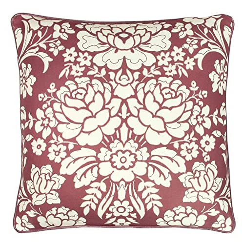 Paoletti Melrose Cushion Cover, Mulberry, 50 x 50cm