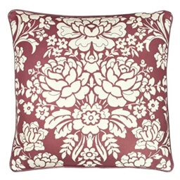 Paoletti Melrose Cushion Cover, Polyester, Mulberry