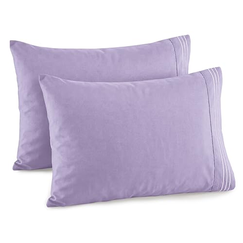 Elegant Comfort Premium Hotel Quality 2-Piece Pillowcase Set, Luxury & Softest 1500 Thread Count Egyptian Quality Bedding Pillowcases, Wrinkle and Fade Resistant