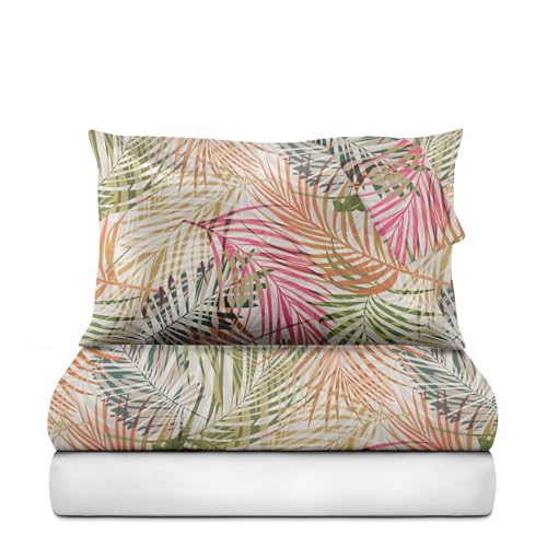 Le vie del Cotone, Jungle Fever Percale Single Duvet Cover Set