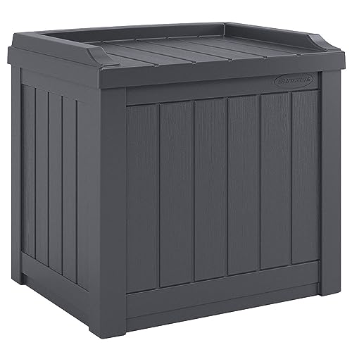 Suncast Rowlinson Florida 83L Storage Box - Cyberspace Grey