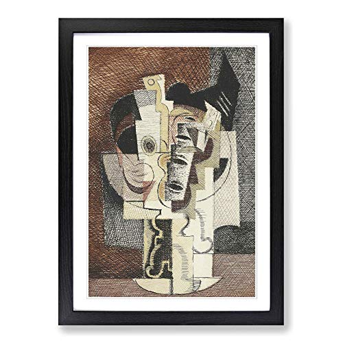 Louis Marcoussis The Table Framed Print - A2 Black Framed Wall Art - Ready to Hang - Modern Nature Picture - Living Room Bedroom Lounge Office