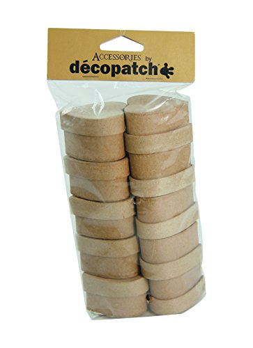D??copatch - Ref EV008O - Small Heart Boxes - 10 pack - Papier Mach?? Object to Decorate - 5 x 5 x 3cm - Decorate with D??copatch Papers & PaperPatch Glue, Glitter, Paints