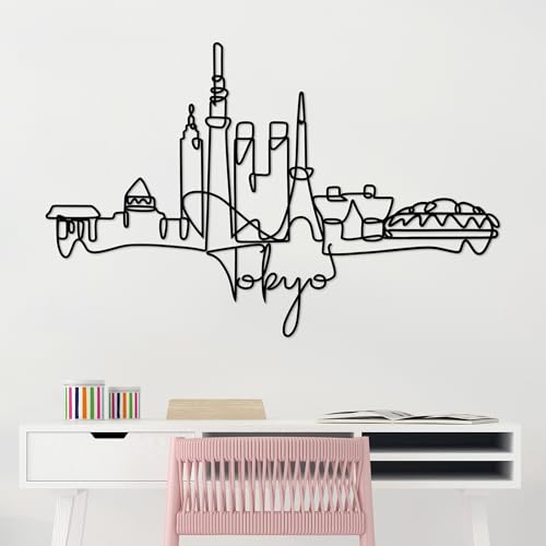 Stylish Black Decorative Metal Wall Accessory, 120 x 77 x 1.5 cm, 100% Metal, 2 mm Thickness, Lightweight & Modern Design for Home Decor