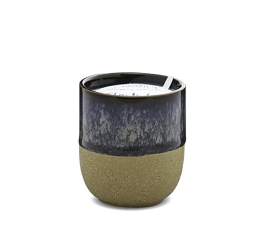Paddywax Scented Candles Premium Kin Range Candle in Reusable Glazed Ceramic Pot, 99g, Black Fig + Rose