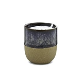 Paddywax Scented Candles Premium Kin Range Candle in Reusable Glazed Ceramic Pot, 99g, Black Fig + Rose
