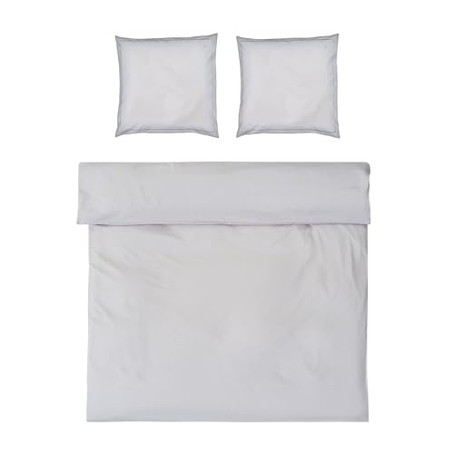 Möve Luxury Bed Linen Set 200 x 200 cm + 2 x 80 x 80 cm 100% Cotton Moonlight