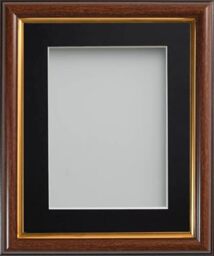 Frame Company Eldridge Mahogany A2 Photo Frame, Black Mount for A3