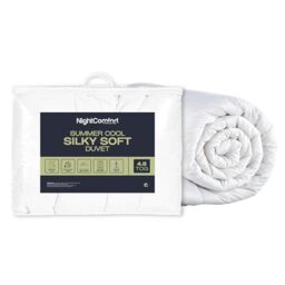 Night Comfort Super Soft Touch Microfibre Anti Allergy King 4.5 TOG Summer Cool Hollowfibre Duvet