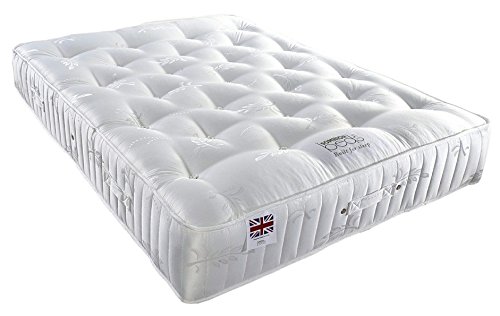 Somnior 3000 Optimum Pocket Sprung Mattress for Independent Supported Sleep, White, 190 x 90 x 28 cm