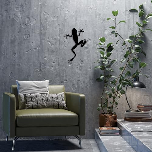 Stylish Black Decorative Metal Wall Accessory, 28 x 42 cm, 100% Metal, 1 mm Thickness, Perfect for Home Decor and Modern Spaces, Easy to Hang