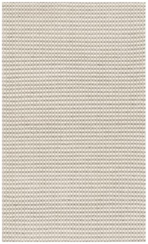 SAFAVIEH Natura Collection Geometric Rug for Living Room, Dining Room, Bedroom, Short Pile, Silver and Ivory, 24 x 36 Inches