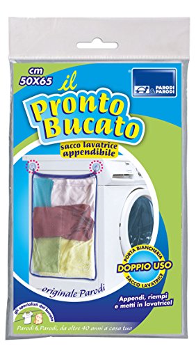Parodi & Parodi Pronto Laundry Bag White Polyester Laundry Bag and Bedding ??? 14 x 24 x 1 cm
