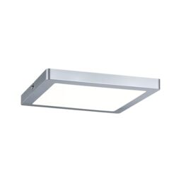 Paulmann 70866 LED Atria mounting Panel Rectangular Ceiling luminaire 20W Light 2700K Warm White Chrome matt dimmable for wall and Ceiling mounting