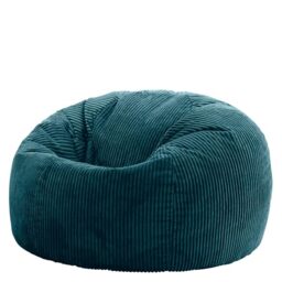 icon Kingston Cord Bean Bag with Filling Included, Teal
