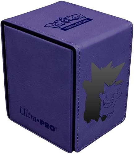 UP Elite Gengar Premium Alcove Flip Deck Box for Pok??mon, Purple