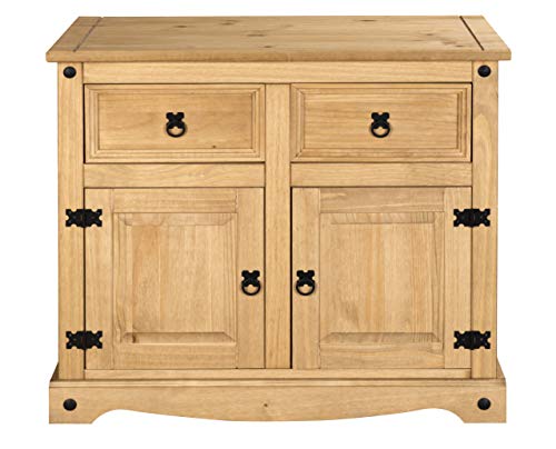 Corona Mexican Pine Sideboard 2 Drawers & 2 Doors Rustic Design