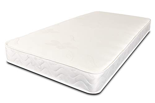 Starlight Beds Stress-Free Small Double Mattress, Value Sprung Small Double Memory Foam Mattress, Soft, White, 18cm Deep. 4ft x 6ft3 (120cm x 190cm)