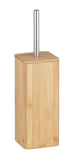 Wenko Bambusa Toilet Brush, Metal, Wood, 37.5 x 11 x 11 cm