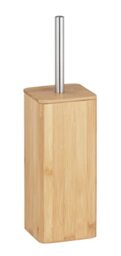 Wenko Bambusa Toilet Brush, Metal, Wood, 37.5 x 11 x 11 cm