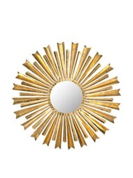 SAFAVIEH Decorative Hanging Wall Mirror for Living Room, Bedroom, Hallway, in Antique Gold, 3 X 84 X 83.82