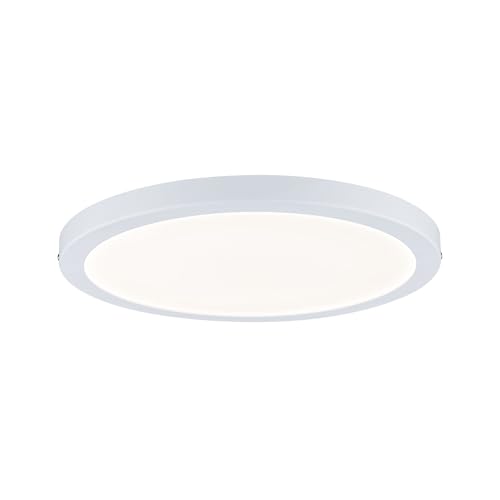 Paulmann 70869 LED Atria mounting Panel Round Ceiling luminaire 22W Light 2700K Warm White LED Panel White matt dimmable for Wall and Ceiling mounting