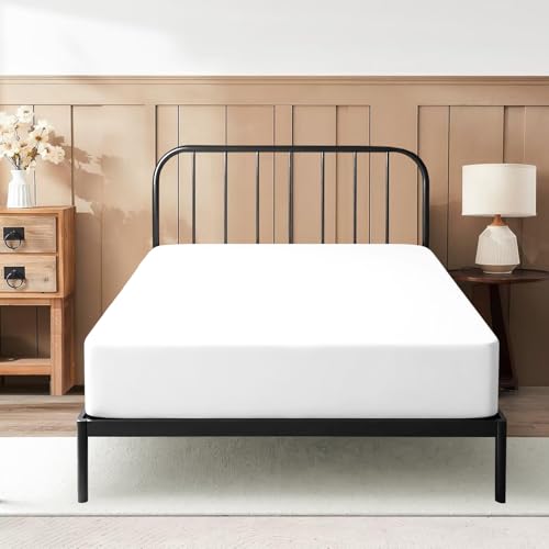 "Cot Fitted Sheet 25 x 75 Inches 8"" Deep Pocket 100% Egyptian Cotton 600 Thread Count Snug Fit for Trifold Mattress, Narrow Twin, Camp Bunk, Guest Bed, Army Cot Soft & Breathable ??? White"