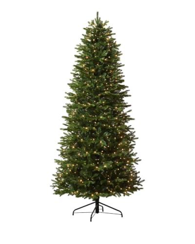 Pre-Lit Woodland Pine Christmas Tree, 6.5 ft
