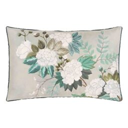 Designers Guild Printed Cotton Satin Pillowcase Oriental Flower 50 x 75 cm