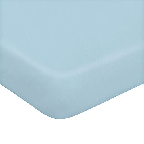 Homemania Two Corners – Double, Solid Colour – Fitted Sheet – for Bed – with Grey Cotton Pillowcase, 170 x 195 cm